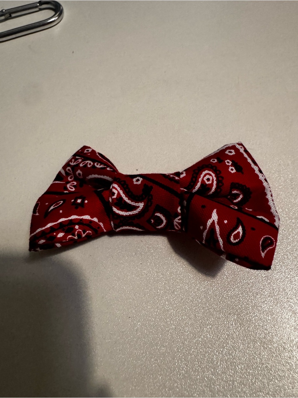 Red Bandana Bow tie for dogs